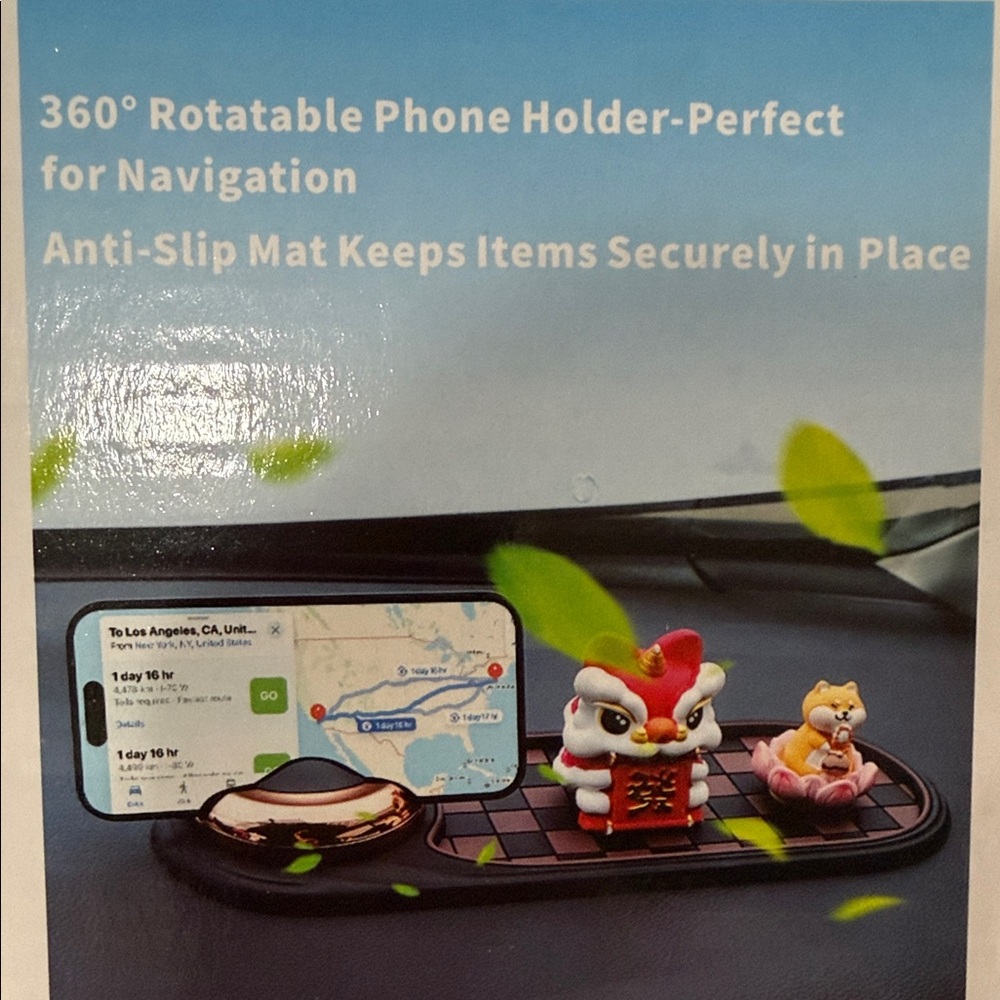 Universal 360° Rotatable Phone Holder - Black